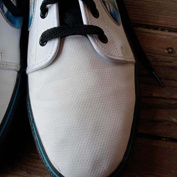 Nike Men\'s sz 12 Toki Low N7 White/Turquoise/Black main image 11